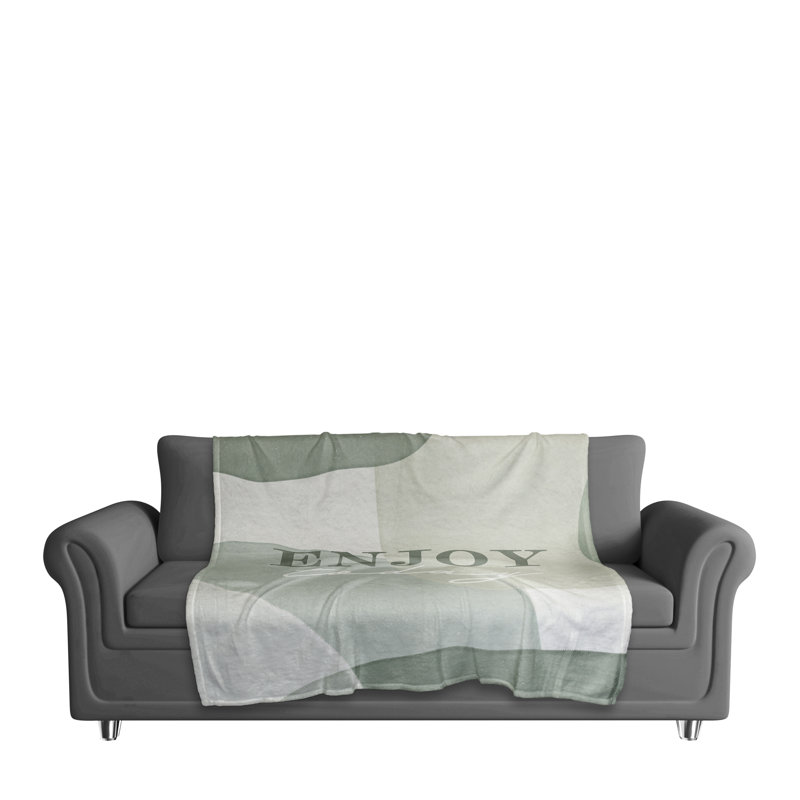 Happiness from Sage Throw Blanket