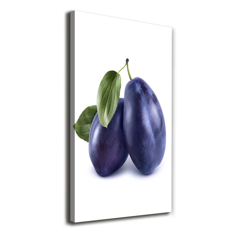 Plums - Wrapped Canvas Print
