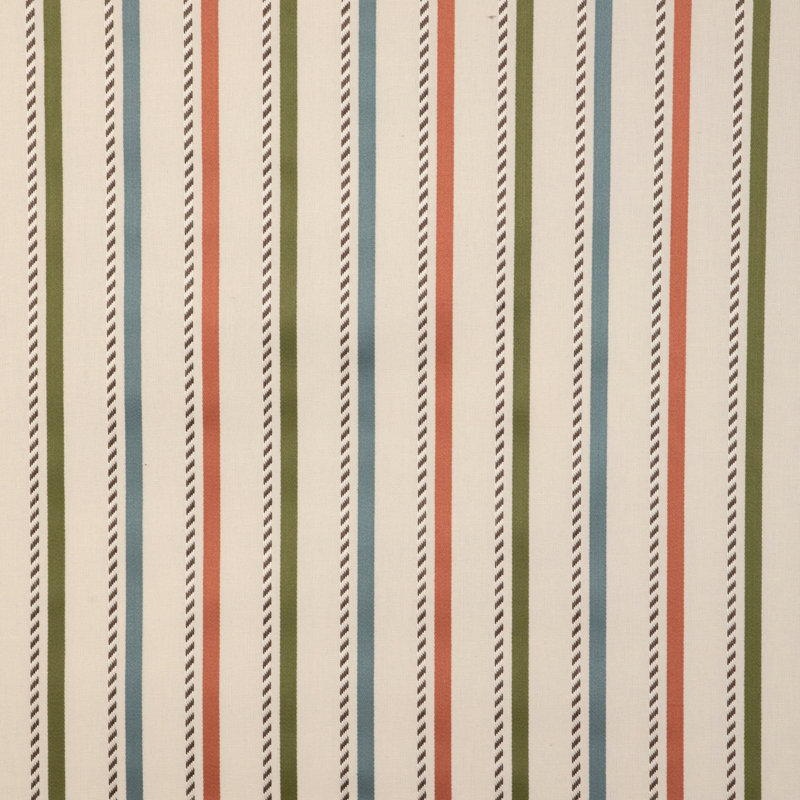 Buxton Stripe, Leaf/Clay
