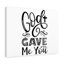 God Gave Me You - Wrapped Canvas Print-1236331188