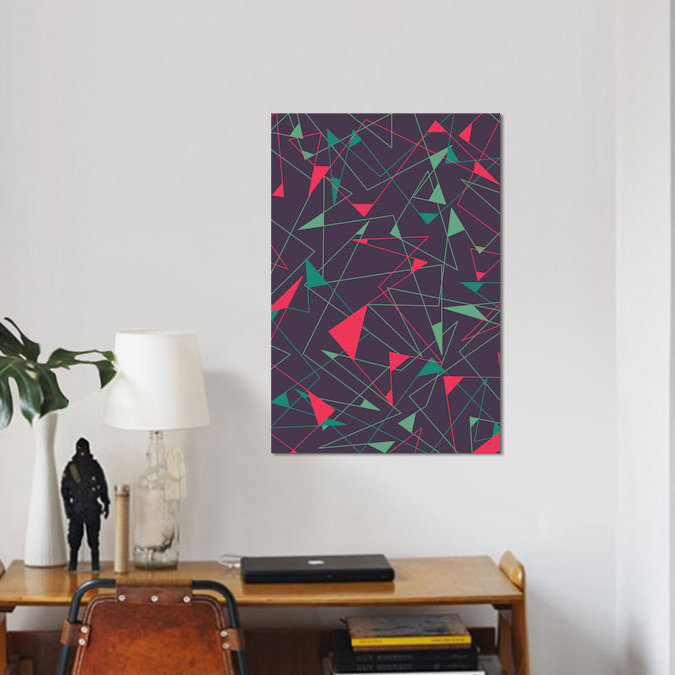 « riot », reproduction d’impression sur toile tendue, H 26 po x l 18 po x P 1,5 po, Toile avec cadre noir, Pas de tapis