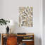 «Painted Tropical Screen I Grey Gold» par Silvia Vassileva, impression sur toile-73622800-73622801-73622802