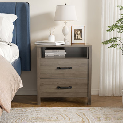No More Bedside Clutter—This Drawer Nightstand Does It All