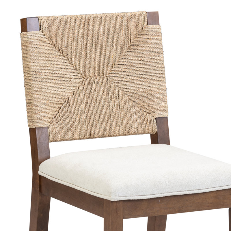 Tabouret Constance, Crème / brun foncé, Tabouret de comptoir (siège d'une hauteur de 24 p, 1
