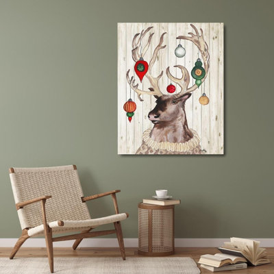 «The Holiday Aisle® Medley», galerie d'art sur toile tendue Elizabeth: Renne de Noël I
