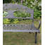 100% Cast Iron Bench with Tree Theme