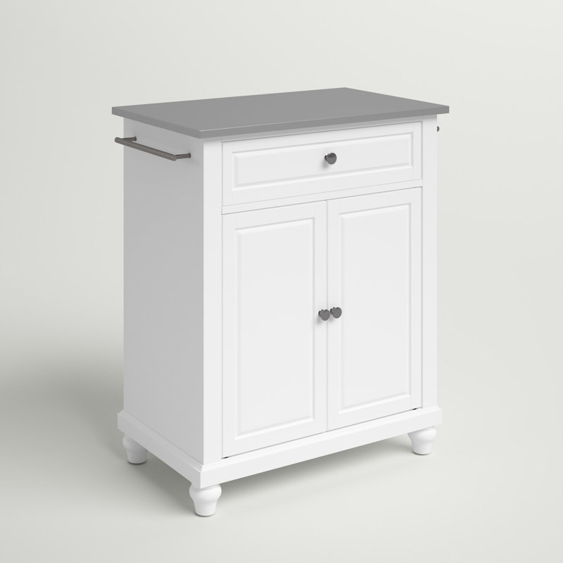 Hedon Kitchen Cart, White