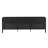 Pine Solid Wood King Size Bed, Solid And Stable, No Box Spring Needed, Black Color