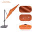Parasol lumineux en porte-à-faux 11 pi avec base Ruark-794660422