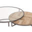 Orkney Glass Top Nesting Coffee Table