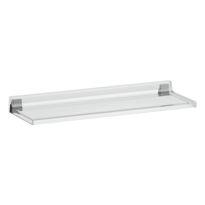 Kartell Floating Shelf, Transparent Crystal