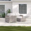 Tonioni Fully Assembled 3 - Person Seating Group with Cushions-871580939