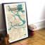 Stockholm City Map - No Frame Print-585489641