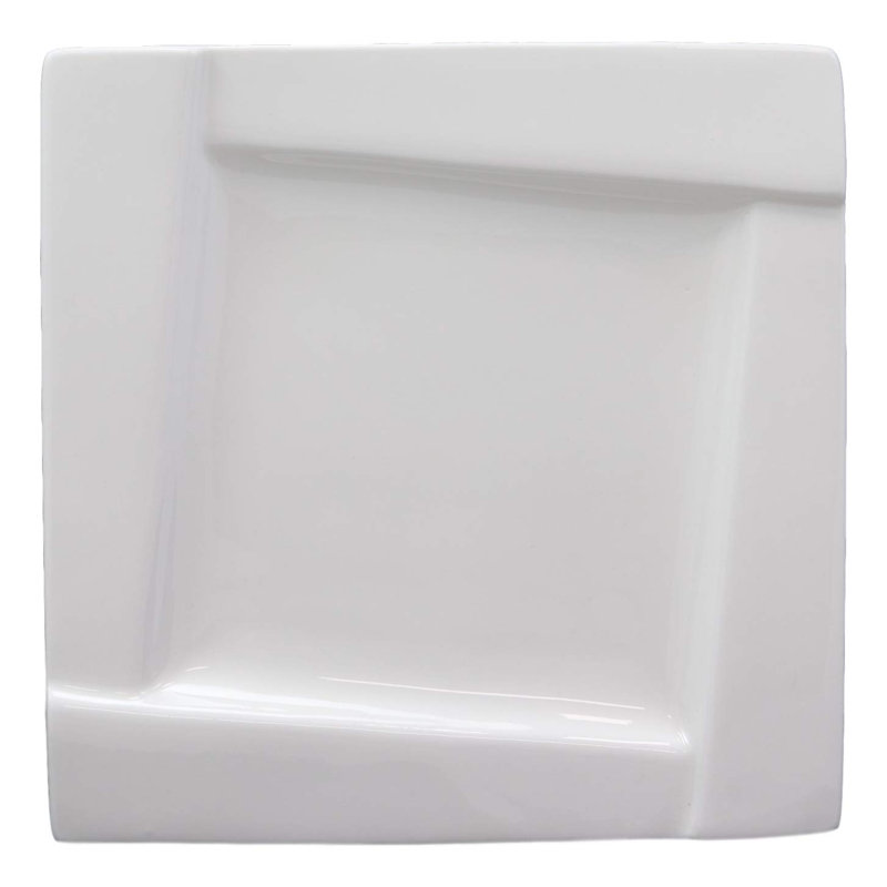 5.5'' White Porcelain Square Salad/Dessert Plates Set