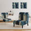 Fauteuil de chambre rembourré Deep Woods II Indigo - Country Charm