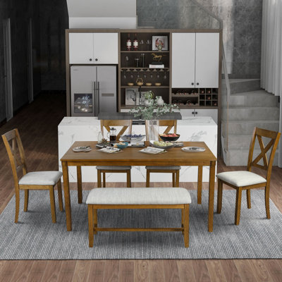 Deshana 6 - Person Dining Set by August Grove