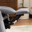 Fauteuil inclinable de massage de 37,4 po Rosalin avec deux porte-gobelets latéraux et deux télécommandes idéales pour la maison (ensemble de 2)-132269713