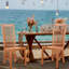 Clea Outdoor Teak Dining Side Chair