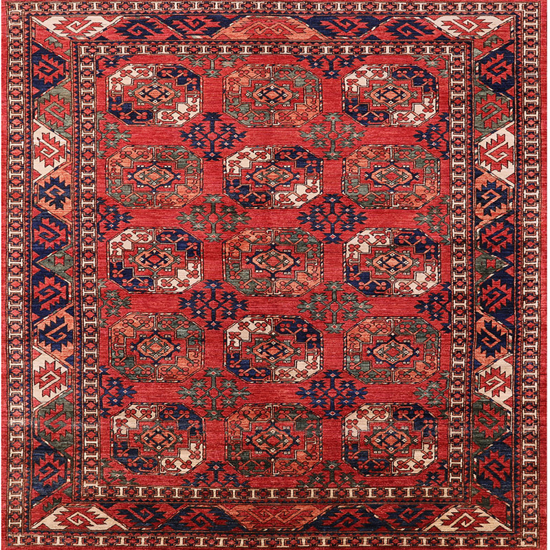 Oriental Indoor Rug, Square 5'