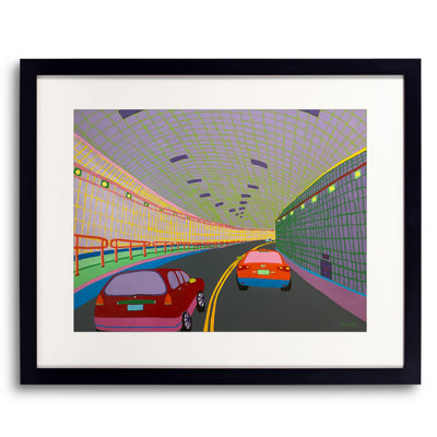Lincoln Tunnel New York Framed Print