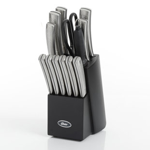 Oster Slice Craft 3 Piece Stainless Steel Cutlery Set in Black