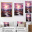 «Zehira Birch Woods Pink Symphony II», reproduction sur toile-1369168328-1369168321