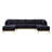 U-Shape Sectional Sofa With Double Chaise