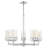 Nailwell 5 - Light Steel Dimmable Classic / Traditional Chandelier-27063584-100090160