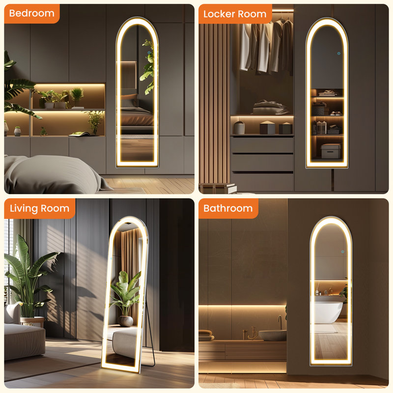 3 Color Lighting Mirror with LED Lights