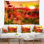 Tapisserie de polyester coucher de soleil avec des res avec accessoires suspendus inclus-28490553