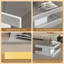 Table basse DEL avec rangement Moderne avec lumières DEL réglables-121241087-121625049