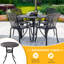 Table bistro d'extérieur pour jardin Merrimack, bronze