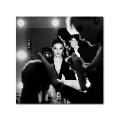 « back stage », reproduction de photo sur toile tendue