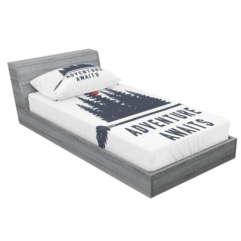 Microfiber Sheet Set, Twin XL Sheet Set with Fitted Sheet