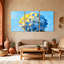 Fleurs d'hortensia sur toile, ensemble de 3 reproductions d'art sur toile-1909494402