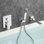 Robinet de baignoire et de douche avec valve brute