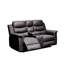 Fauteuils inclinables de luxe avec console, matériau PU, style moderne pour la maison