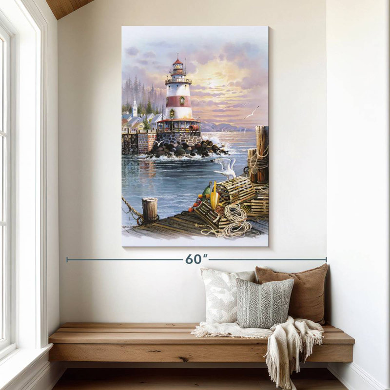 Aletra Spring Lighthouse III, 51" H x 34" W