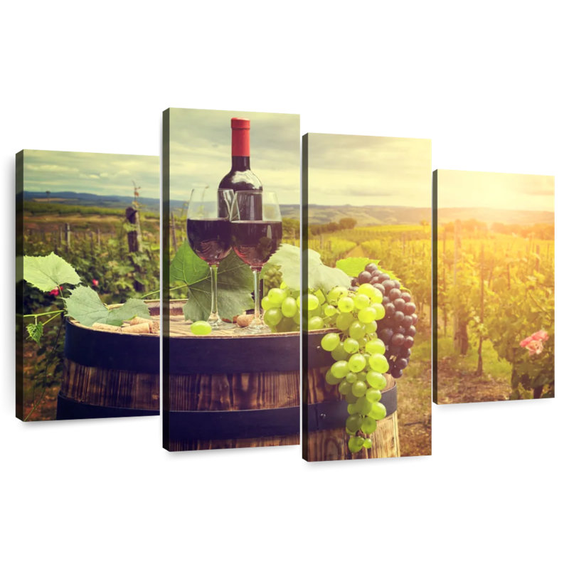 Yarlin Tuscan Vineyard Wine, 32'' H x 52'' W