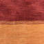Tapis écologiques en laine nouée à la main Manns - Rond | Orange et rouge | Design contemporain | Tapis pour le salon, la chambre à coucher-1235218630