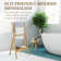 Freestanding Bamboo Towel Rack With Folding Design And Storage Shelf For Bathroom And Laundry Drying