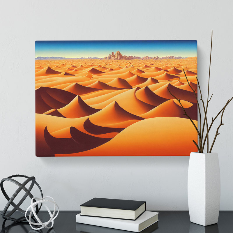 Desert Sand Dunes Vol.3 - Wrapped Canvas, 40cm H x 60cm W x 3cm D