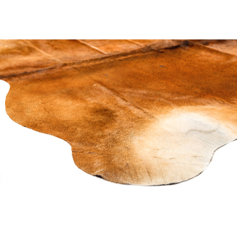 Myrtletown Animal Print Cowhide Flatweave 2cm X 1.75cm Area Rug