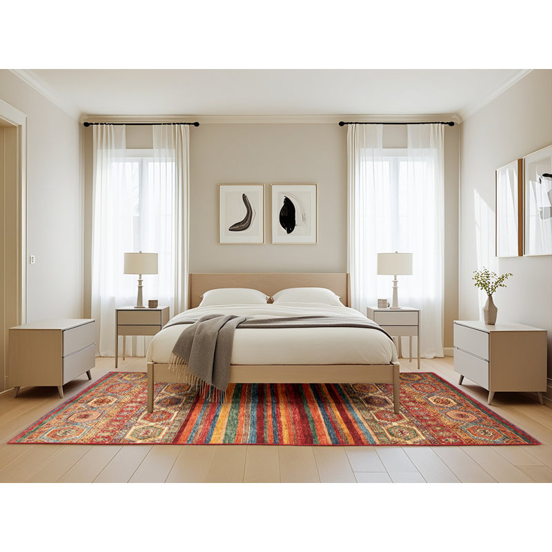 Tapis rouge Southwestern, Rectangle 5 pi x 8 pi