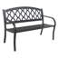 Banc de jardin en acier inoxydable Dezaraye-130524654