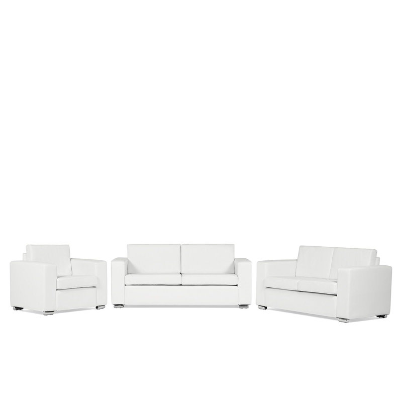 Kendal 3 - Piece Faux Leather Living Room Set
