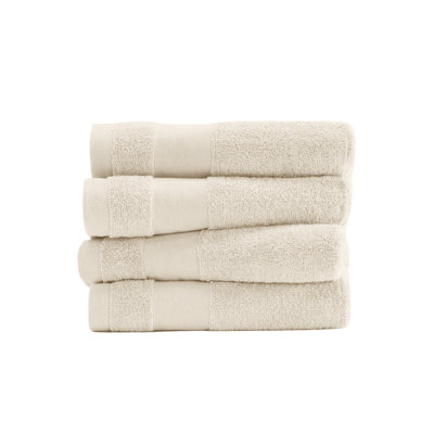 4-Pack Hand Towel Set - 100% Cotton