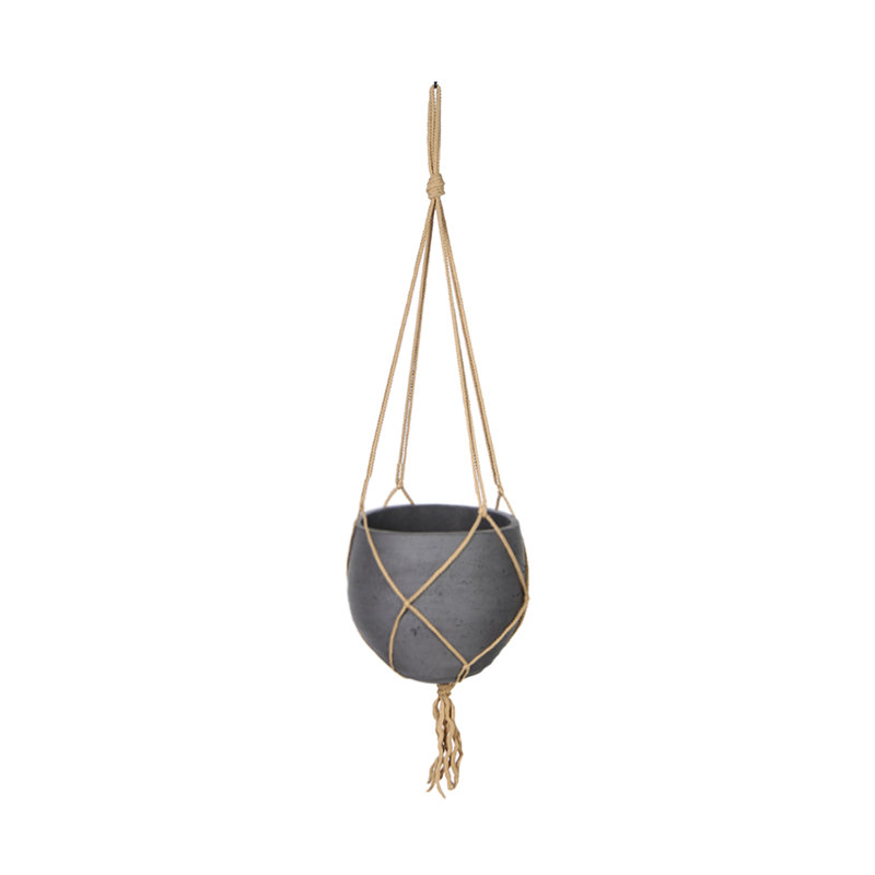 Petit pot suspendu avec filet Marshella