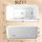 Freestanding Acrylic Soaking Tub, 59 Inch Rectangle, Glossy White, Adjustable Drainage, High - Quality Material Bathtub, Rectangle Shape, Pop Up Drain, Comfortable Experience