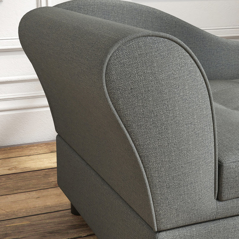 Couchette surélevée pour tous les chiens - Lit avec rangement caché, rangement pour petit chien gris et coussin de confort